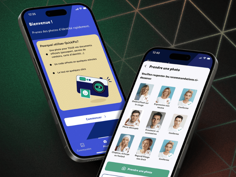 Étude de cas Quickpic| Application mobile de photo d’identité